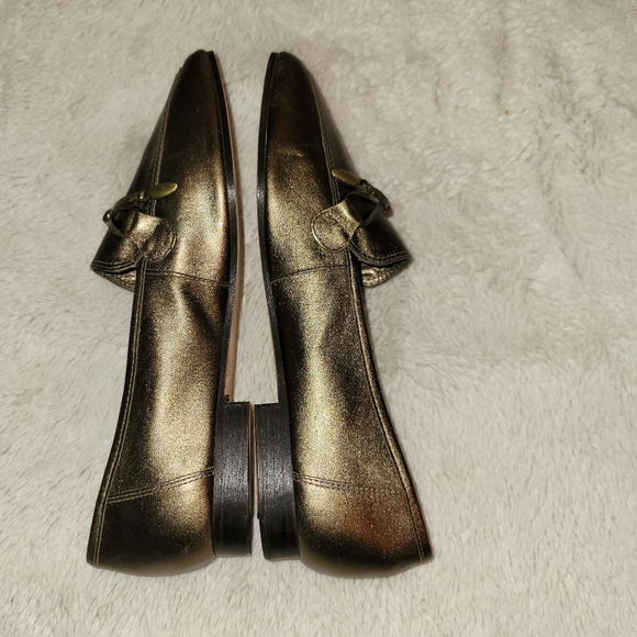 Enzo Angiolini Linear Metallic Bronze Shoes - NEW - Picture 3 of 8